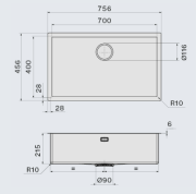 ZLEWOZMYWAK ISEO CERAMIX 70 WHITE TECH.PNG