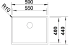 ZLEWOZMYWAK BLANCO CLARON 550-U STAL POLEROWANA TECH.PNG