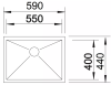 ZLEWOZMYWAK BLANCO ZEROX 550-U POLEROWANA TECH.PNG