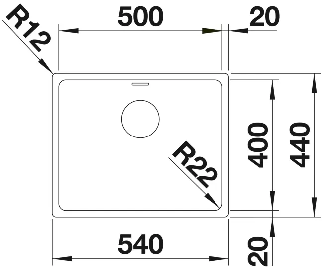 ZLEWOZMYWAK BLANCO ANDANO 500-IF  POLEROWANA TECH.PNG