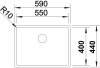 ZLEWOZMYWAK BLANCO CLARON 550-IF STAL POLEROWANA TECH.PNG