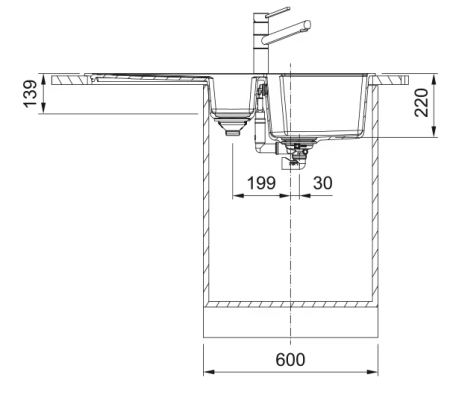 ZLEWOZMYWAK FRANKE URBAN UBG 651-100 KAMIENNY SZARY 3.PNG