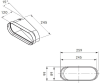 BORA ECOTUBE KSZTAŁTKA WYGIĘTA 15° POZIOMA PŁASKA WRAZ Z MATERIAŁEM USZCZELNIAJĄCYM EFBH15 TECH.png