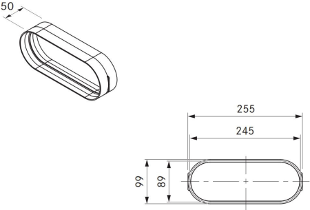 BORA ECOTUBE ŁĄCZNIK KANAŁU PŁASKI WRAZ Z MATERIAŁEM USZCZELNIAJĄCYM EFV TECH.png
