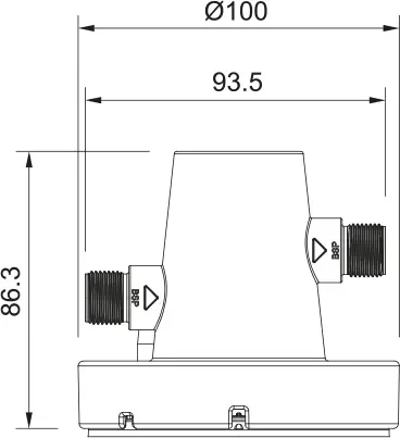 Rysunek techniczny głowicy