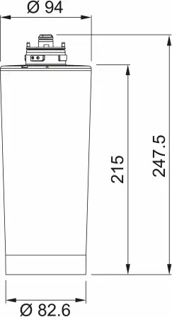Rysunek techniczny filtra