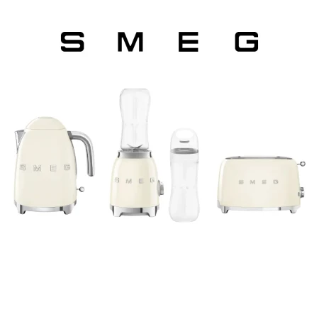 Duży zestaw śniadaniowy SMEG kremowy.webp