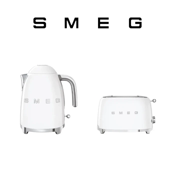 Mały zestaw śniadaniowy SMEG biały.webp