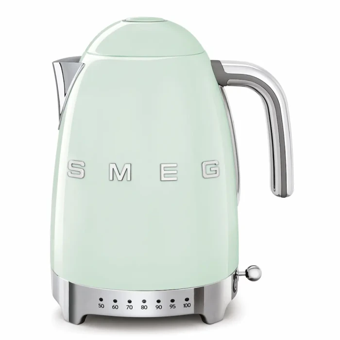 Czajnik SMEG KLF04PGEU w kolorze pastelowej zieleni