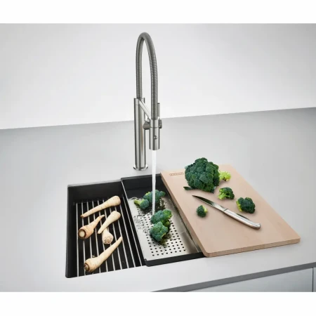 2. Zlewozmywak kuchenny granitowy podblatowy Franke Kanon Pro KNG PRO 110-52 w kolorze Onyx