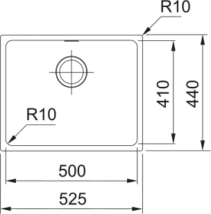 Rysunek techniczny SID 110-50 Onyx