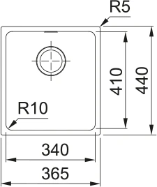 Rysunek techniczny SID 110-34 Onyx
