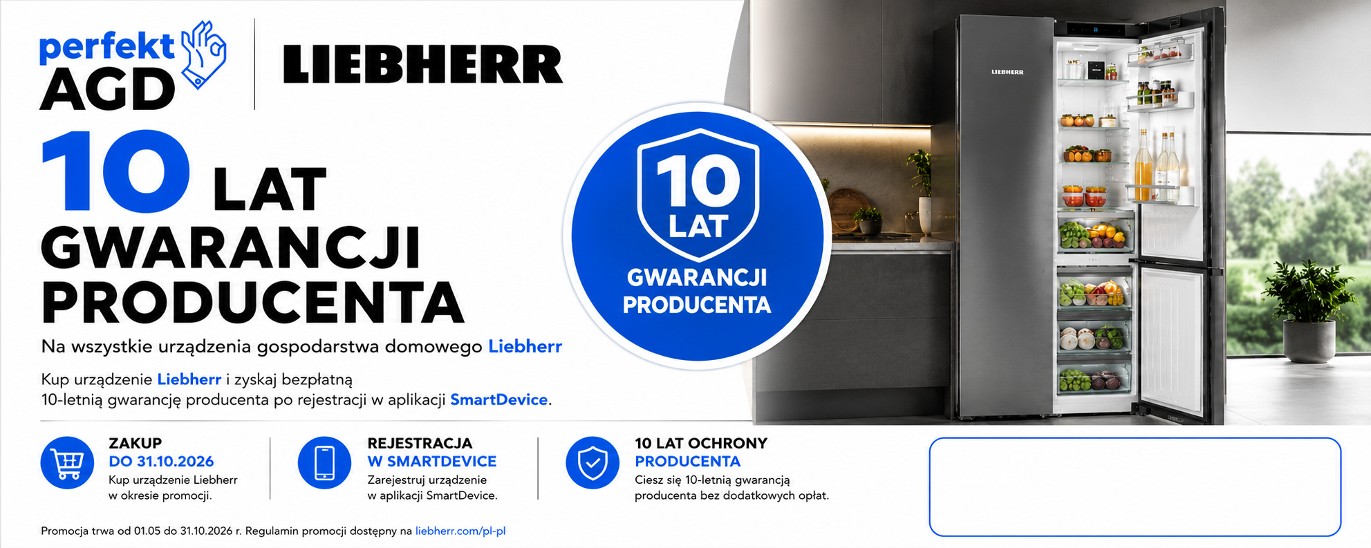 Promocja liebherr 10 lat gwarancji