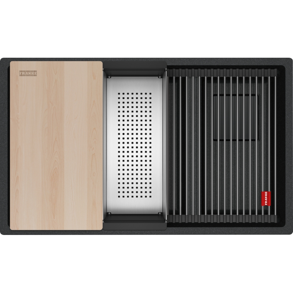 Czarny zlewozmywak KNG PRO 160-46-21