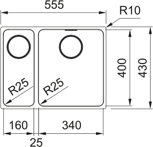 Rysunek techniczny MYX 160-34-16