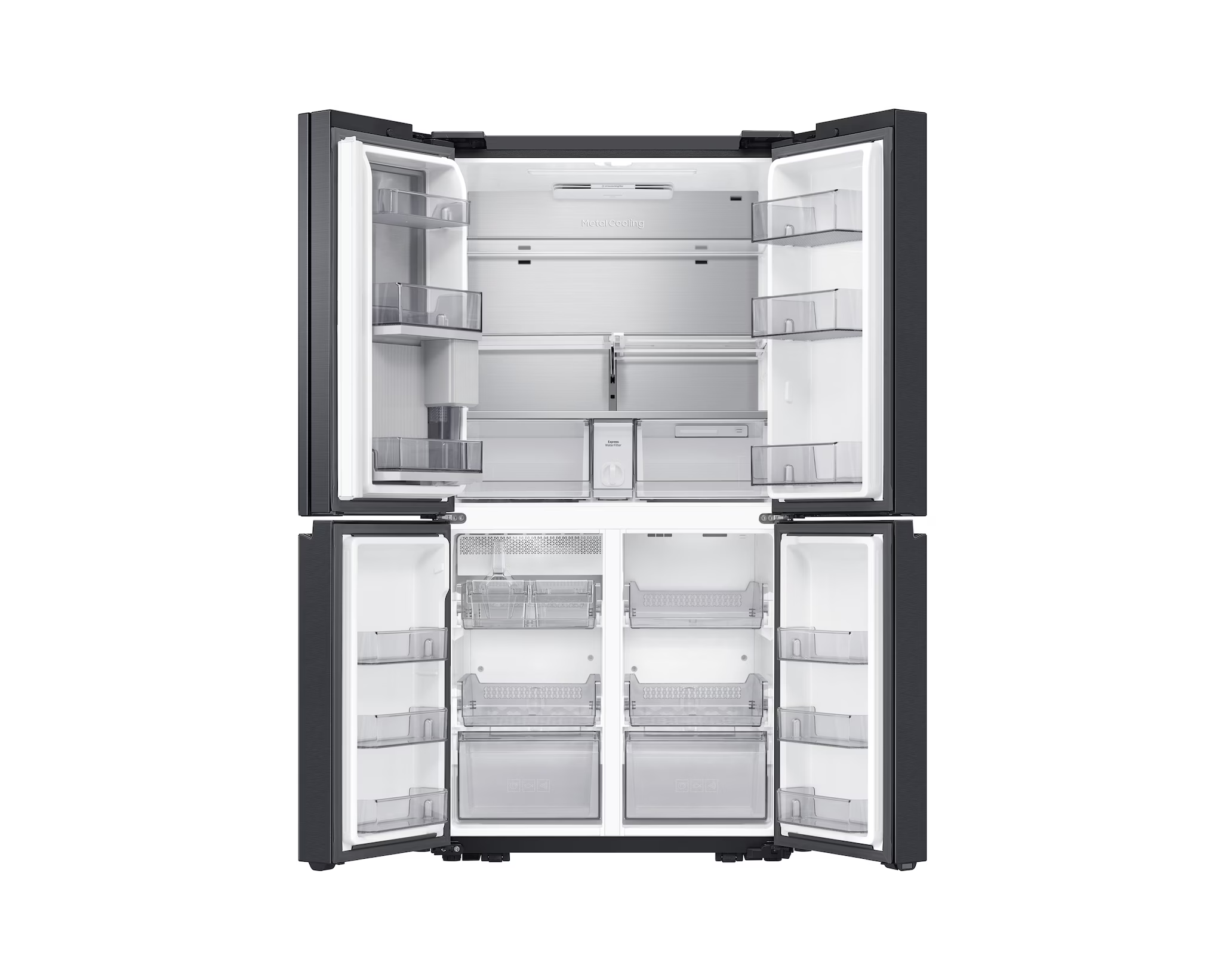 Wnętrze lodówki Samsung French Door