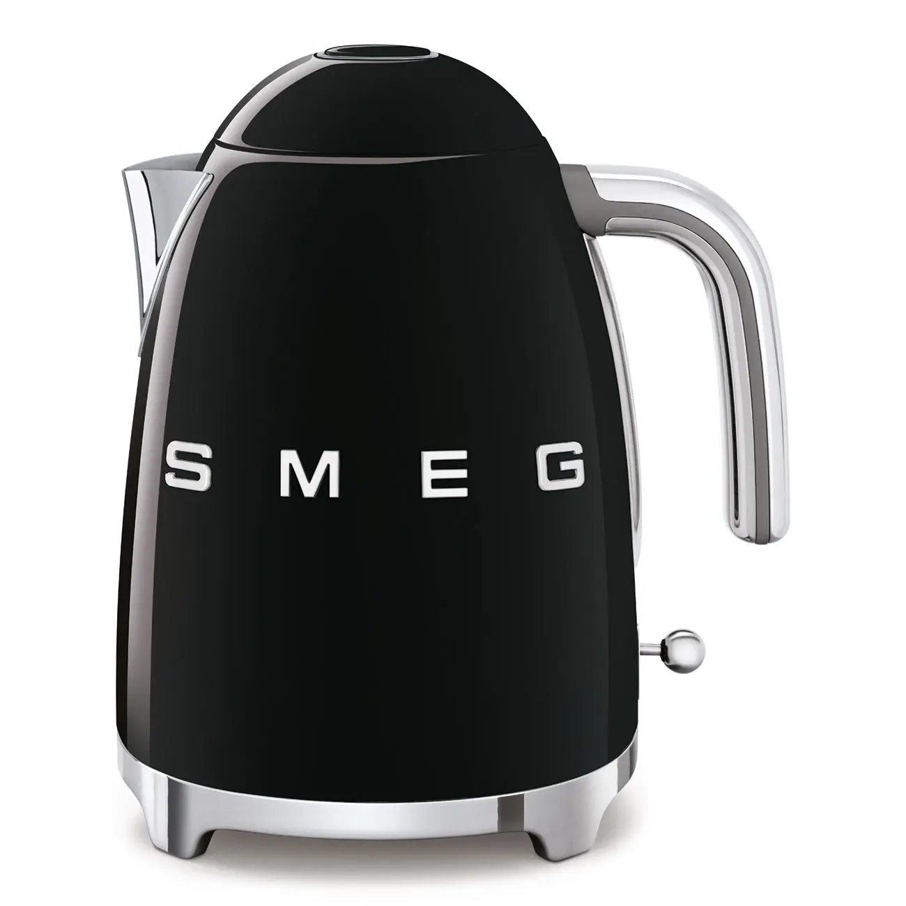 Czarny czajnik elektryczny SMEG KLF03BLEU retro