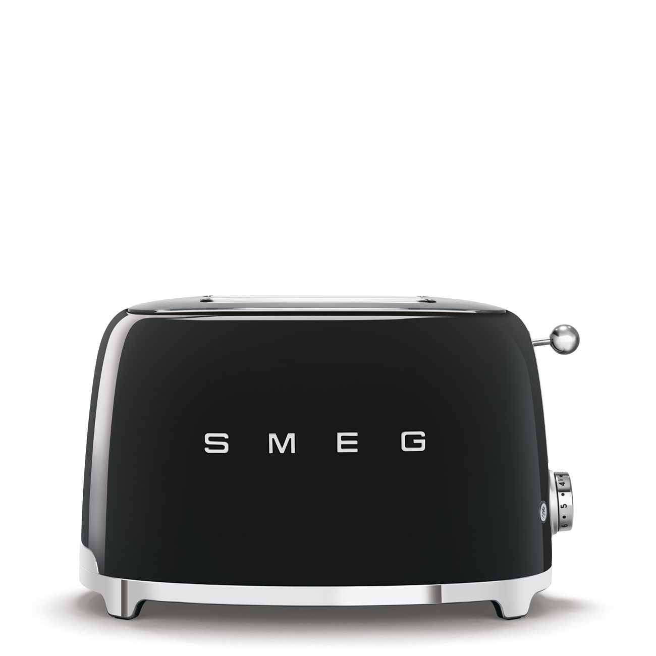 Czarny toster SMEG TSF01BLEU z linii retro