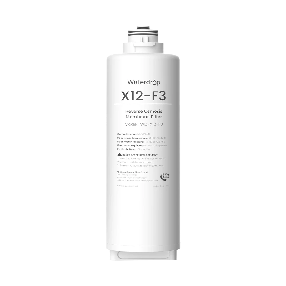 Wkład wstępny F3 do Waterdrop X12